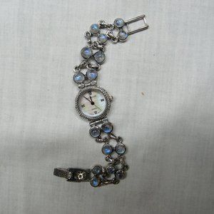 Authentic Nicky Butler Sterling Watch Moonstones
